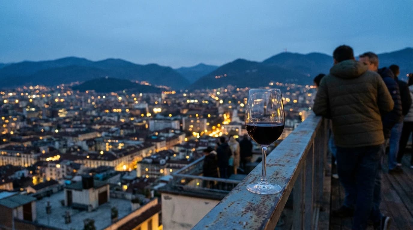 Skyline at blue hour